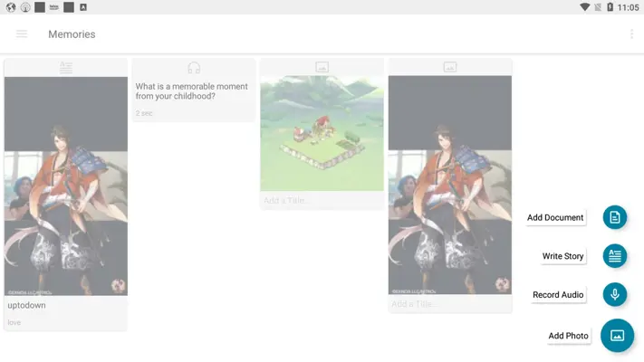 Memories android App screenshot 0